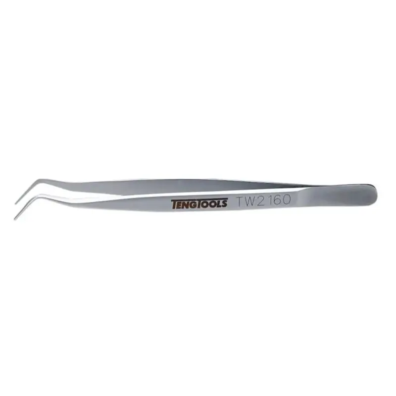 Teng Tools Tweezer 160mm Bent/Smooth