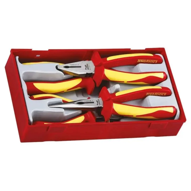 Teng Tools Insulated Plier Set TT1 4 Pieces