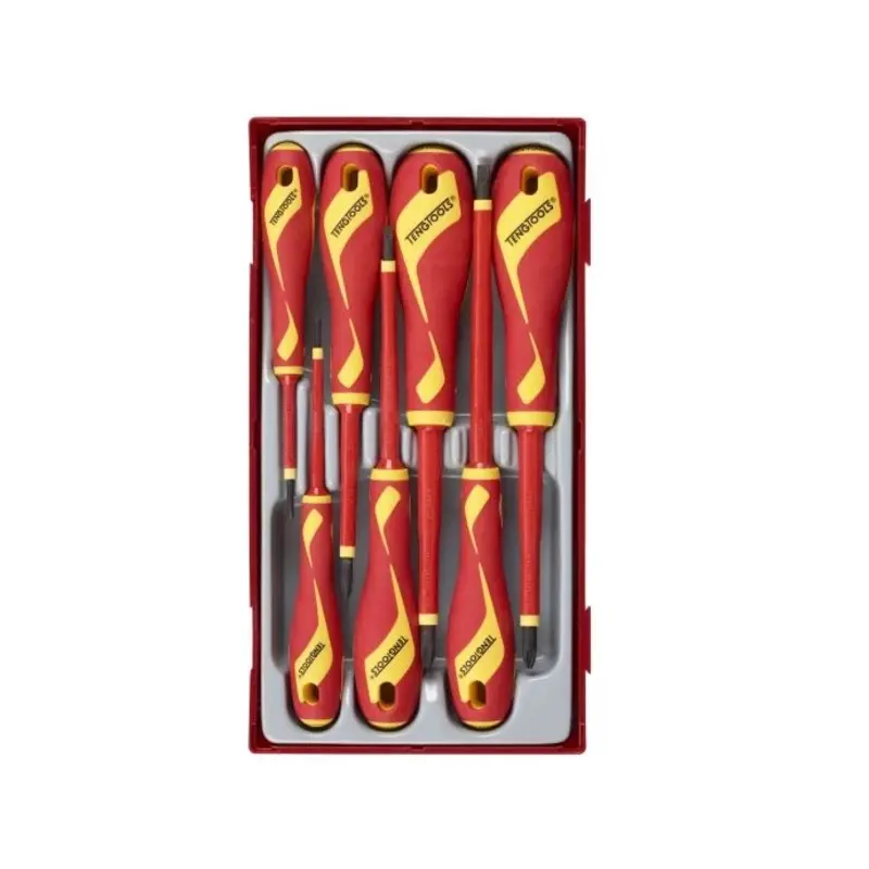 Teng Tools Insulated Screwdriver Set Mixed TT1 7 Pieces