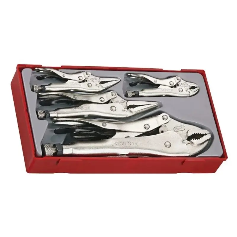 Teng Tools Power Grip Plier Set TT1 5 Pieces