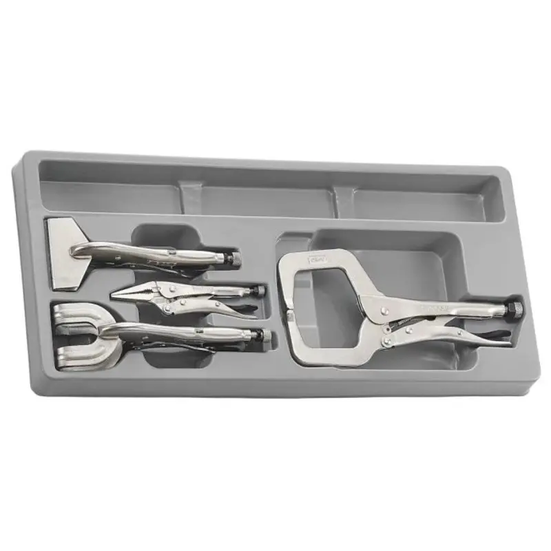 Teng Tools Power Grip Plier Set TT4 4 Pieces