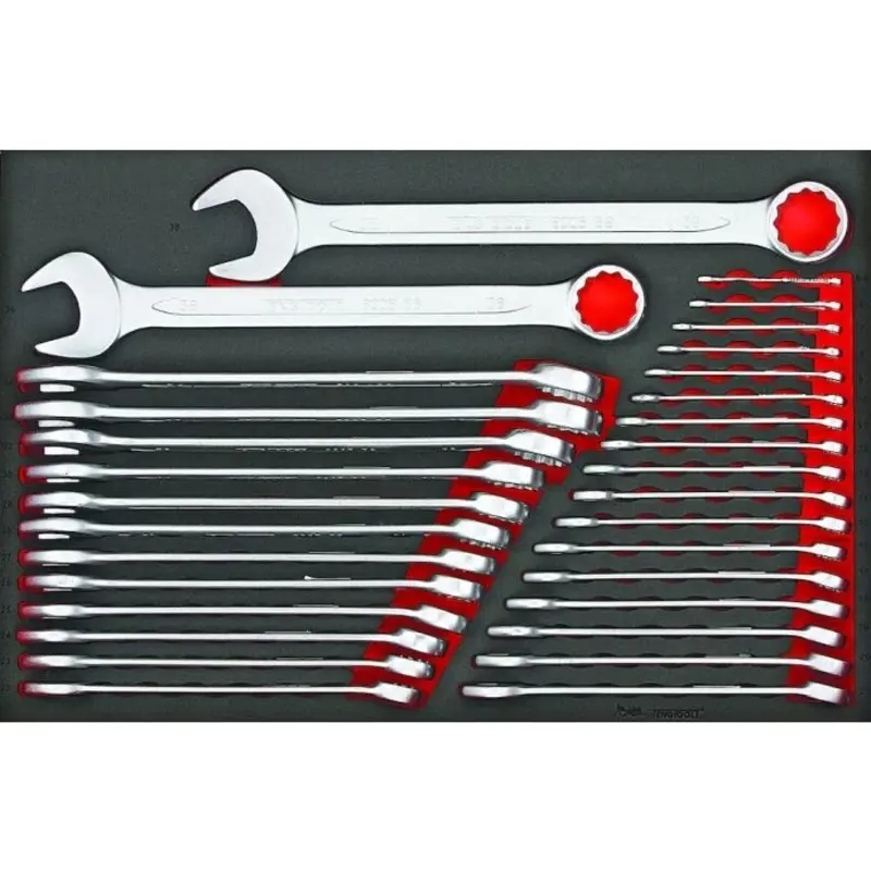 Teng Tools Combination Spanner Set FOAM4X4 31 Pieces