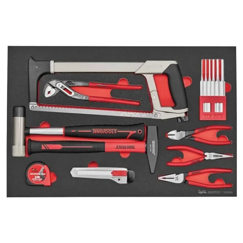 Teng Tools General Tool Set FOAM4X4 25 Pieces