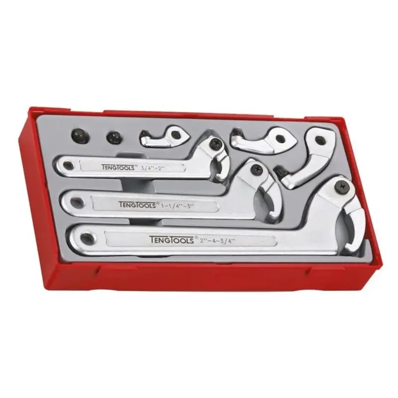 Teng Tools Hook & Pin Wrench Set TT1 8 Pieces