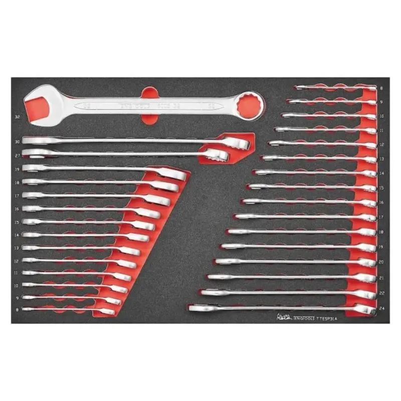 Teng Tools Metric combination & ratcheting spanner set 31 pcs
