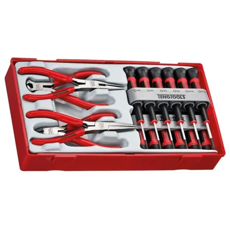 Teng Tools Mini Pliers & Screwdriver Set TT1 16 Pieces