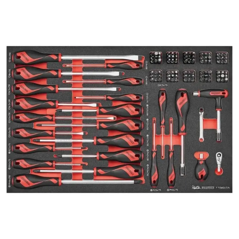 Teng Tools Mixed driver and bits set FOAM4X4 115 pieces