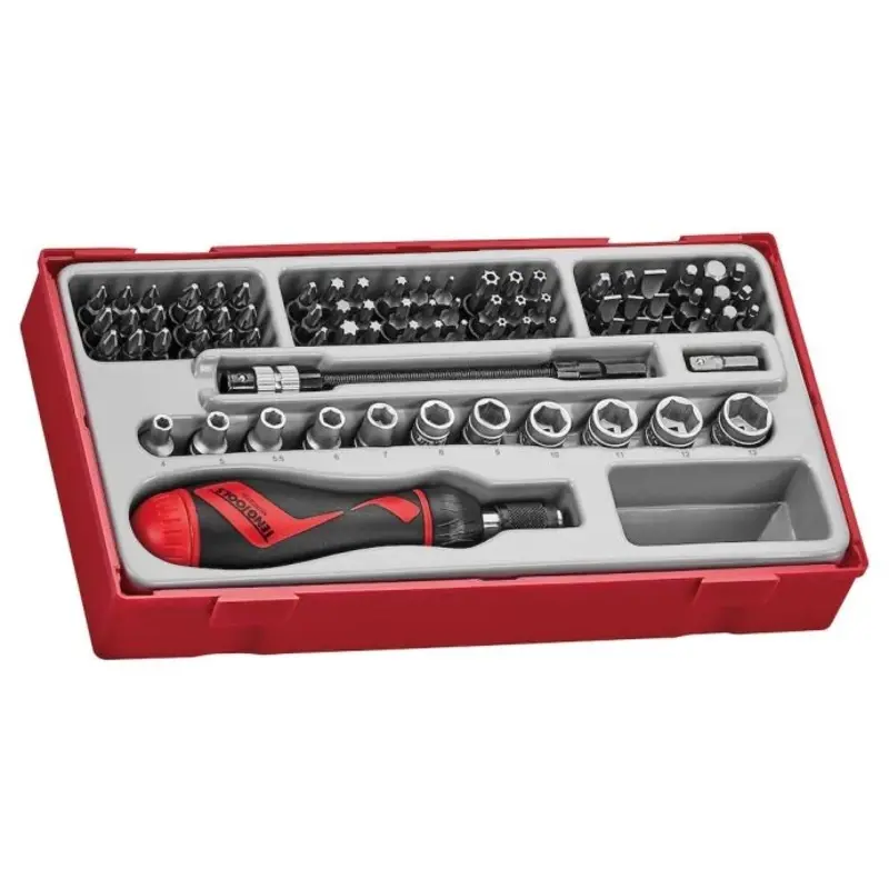 Teng Tools Ratcheting Bits Driver Set TT1 84 Pieces