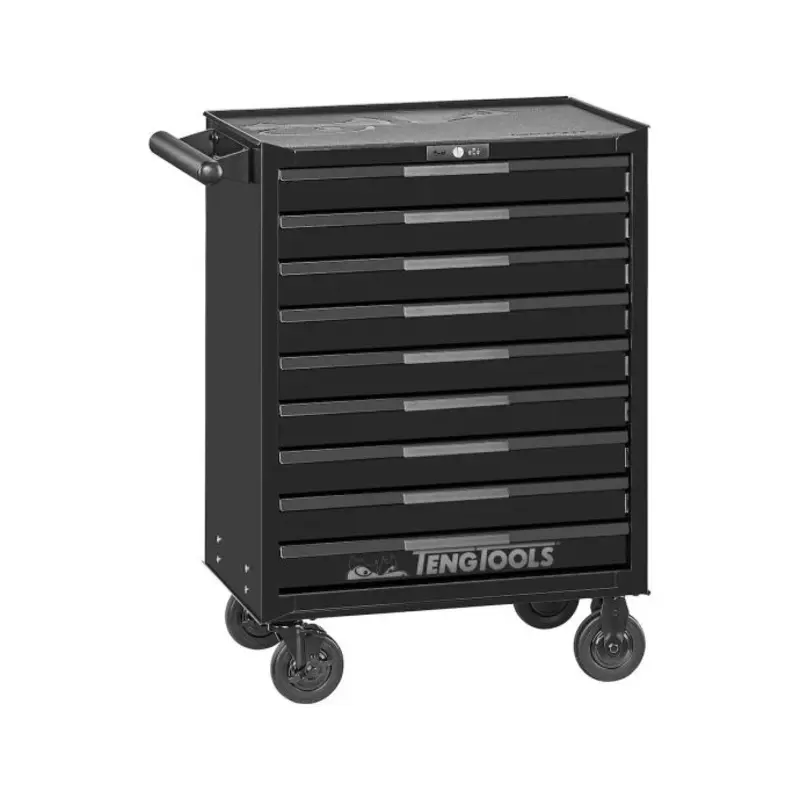 Teng Tools 26" PRO35 roller cabinet 9 drawers black