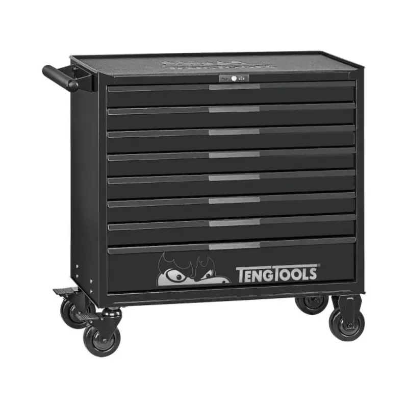 Teng Tools 37" PRO35 roller cabinet 8 drawers black