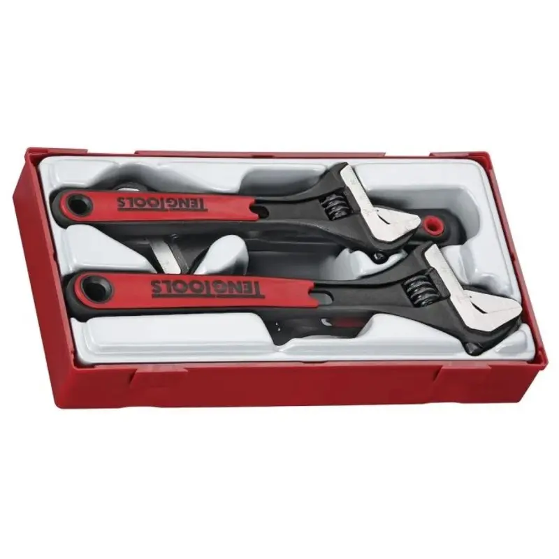 Teng Tools Adjustable Wrench Set TT1 4 Pieces