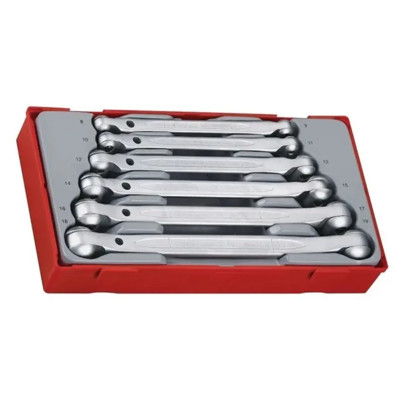 Teng Tools Double Flex Wrench Set TT1 6 Pieces