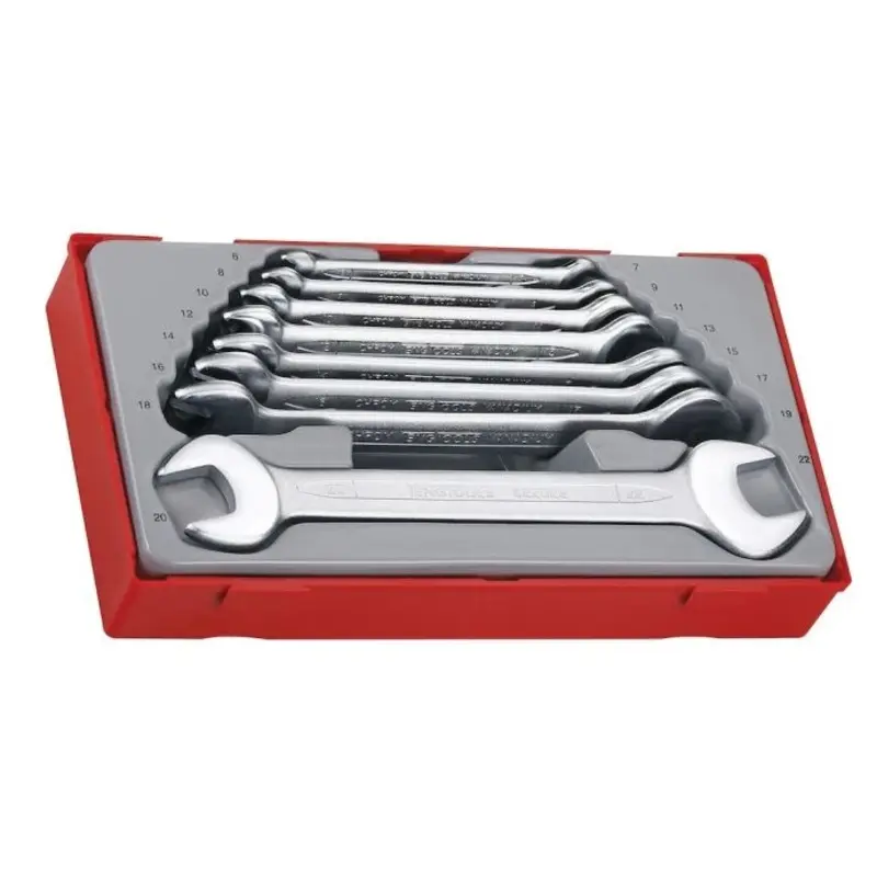 Teng Tools Double Open Ended Spanner Set TT1 8 Pieces