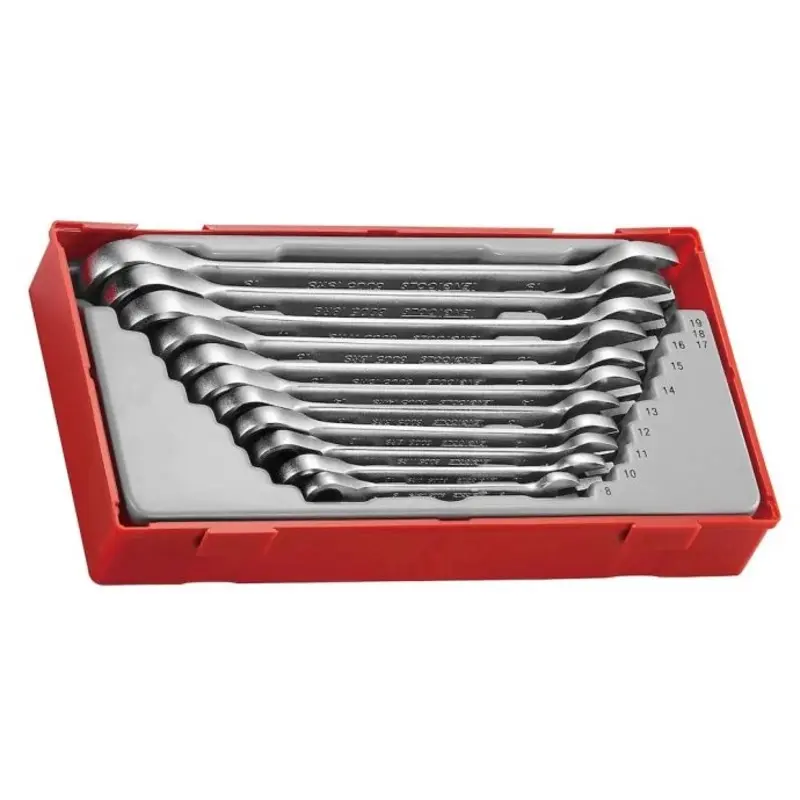 Teng Tools Ratcheting Combination Spanner Set RS TT1 11 Pieces