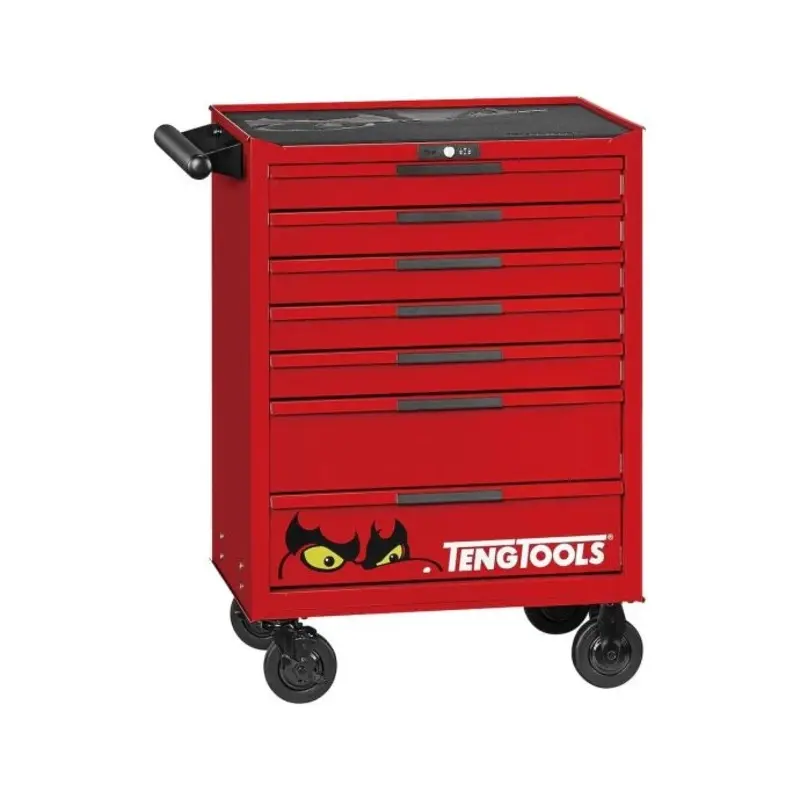 Teng Tools 26" PRO35 roller cabinet FOAM tool kit 335 pieces red
