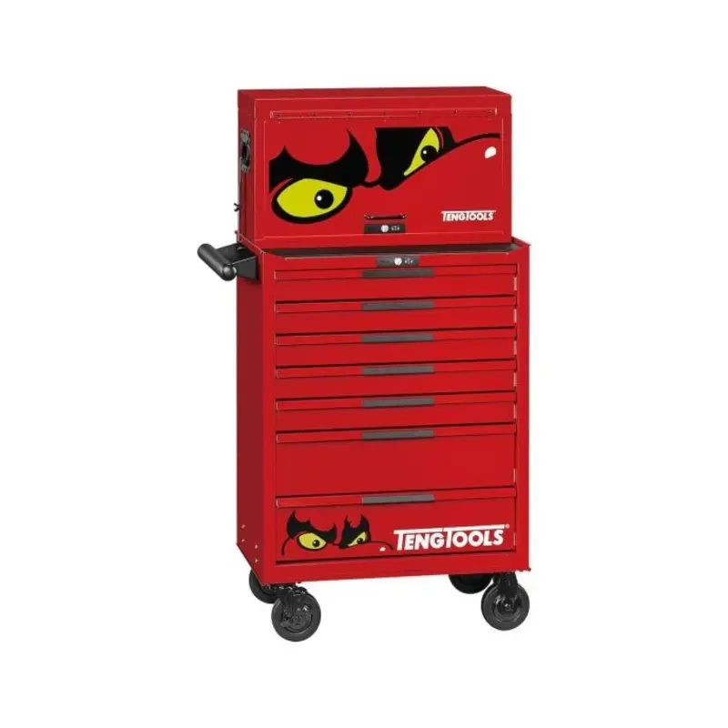 Teng Tools 26" PRO35 stack FOAM tool kit 418 pieces red