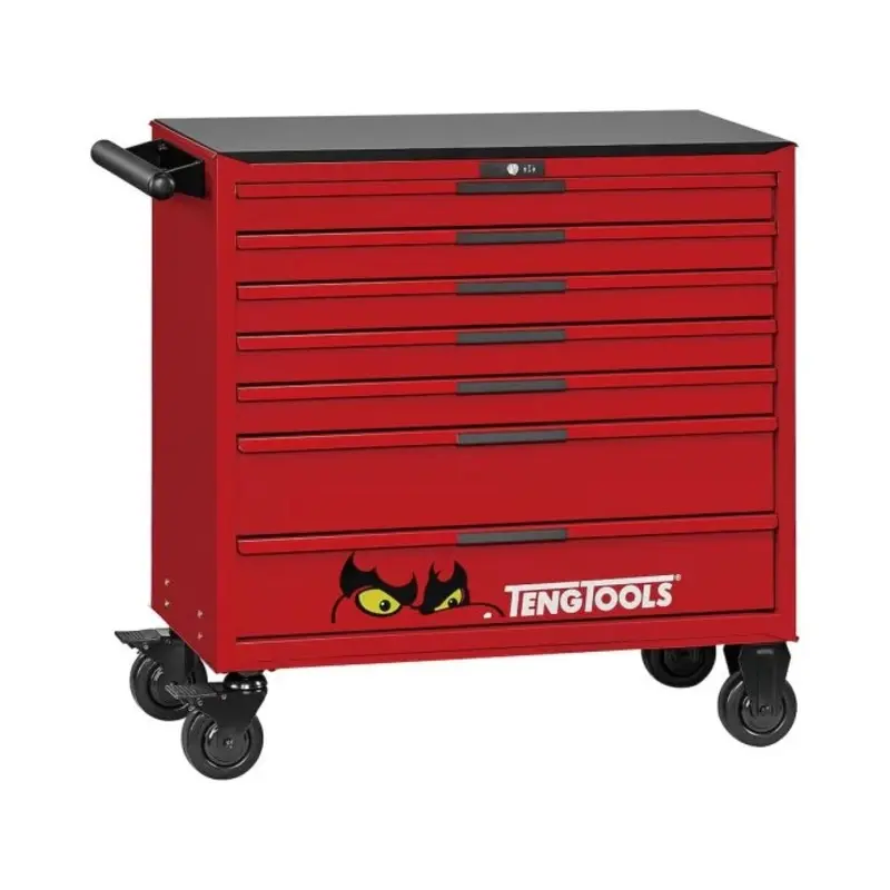 Teng Tools 37" PRO35 roller cabinet tool kit 663 pieces red