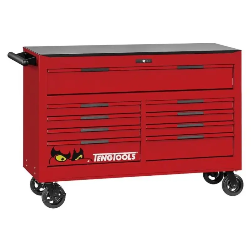 Teng Tools 53" PRO35 roller cabinet tool kit 615 pieces red