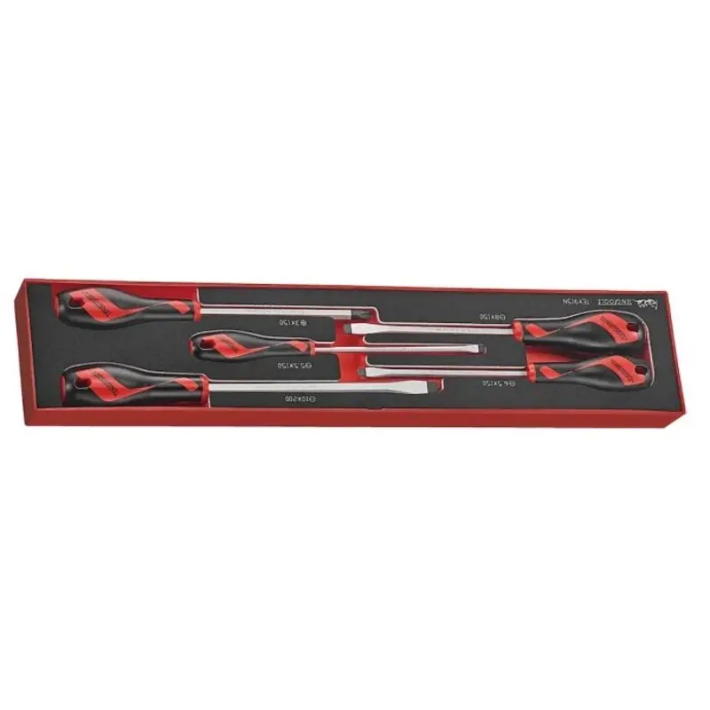 Teng Tools Screwdriver Set Flat & PH FOAMX4 5 Pieces