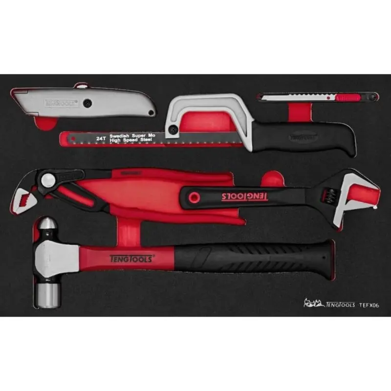 Teng Tools General Tool Set BP FOAM3 6 Pieces