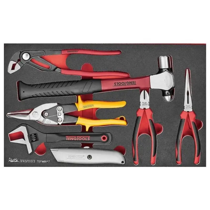 Teng Tools General Tool Set BP FOAM3 7 Pieces