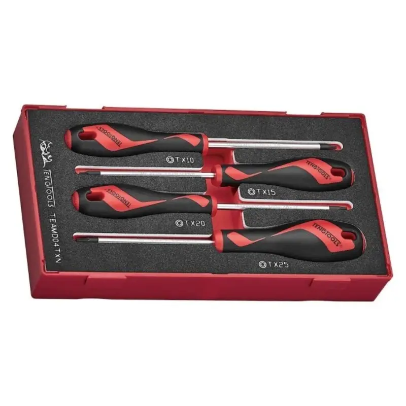 Teng Tools Screwdriver Set TX FOAM1 4 Pieces