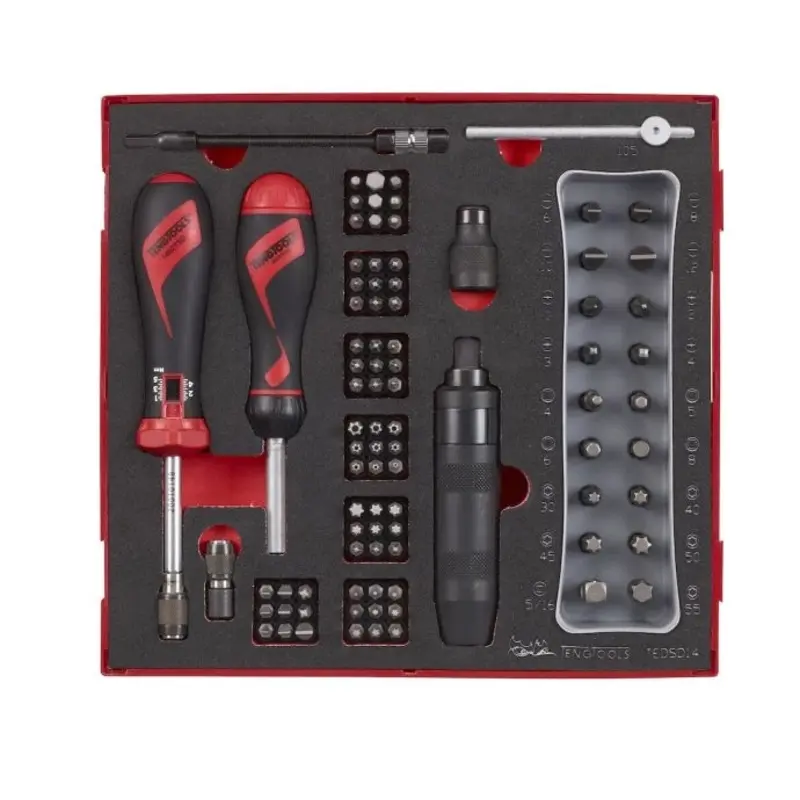 Teng Tools Torque Screwdriver Set FOAM2 95 Pieces