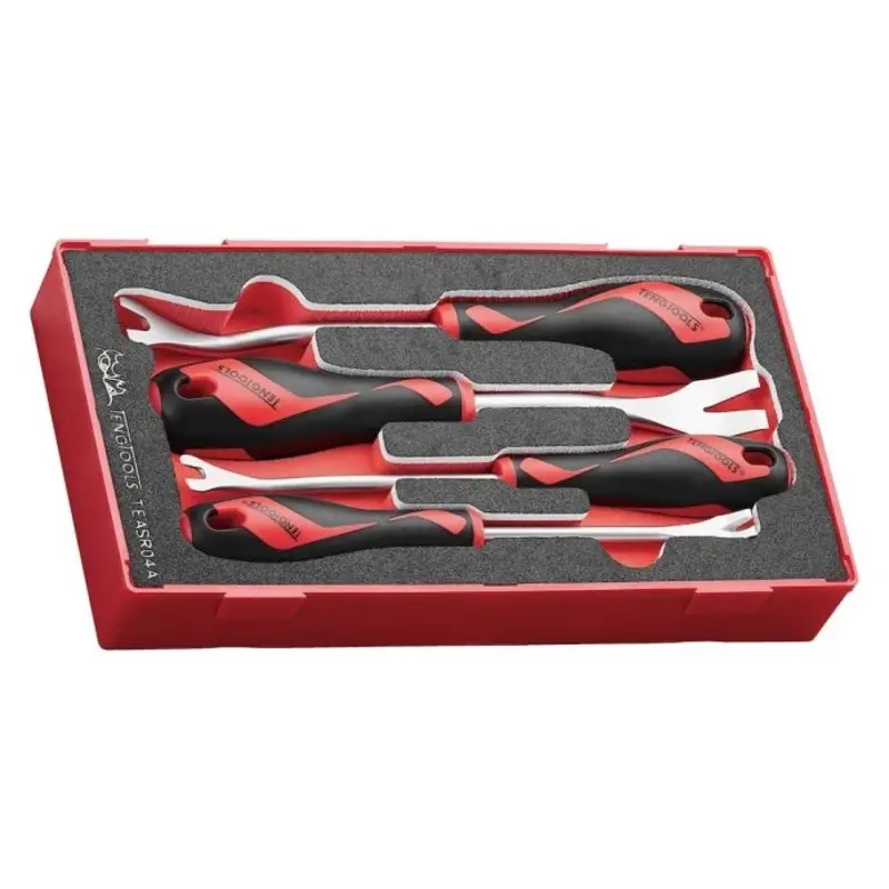 Teng Tools Trim & panel fastener clip removal set FOAM1 4 pcs