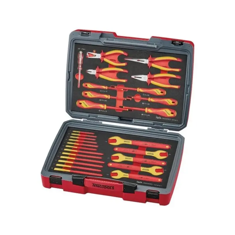 Teng Tools MECCA PRO TC-6 FOAM Electrician Tool Kit 29 Pieces