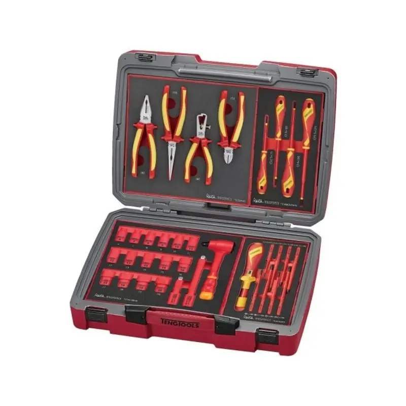 Teng Tools MECCA PRO TC-6 FOAM Electrician Tool Kit 36 Pieces