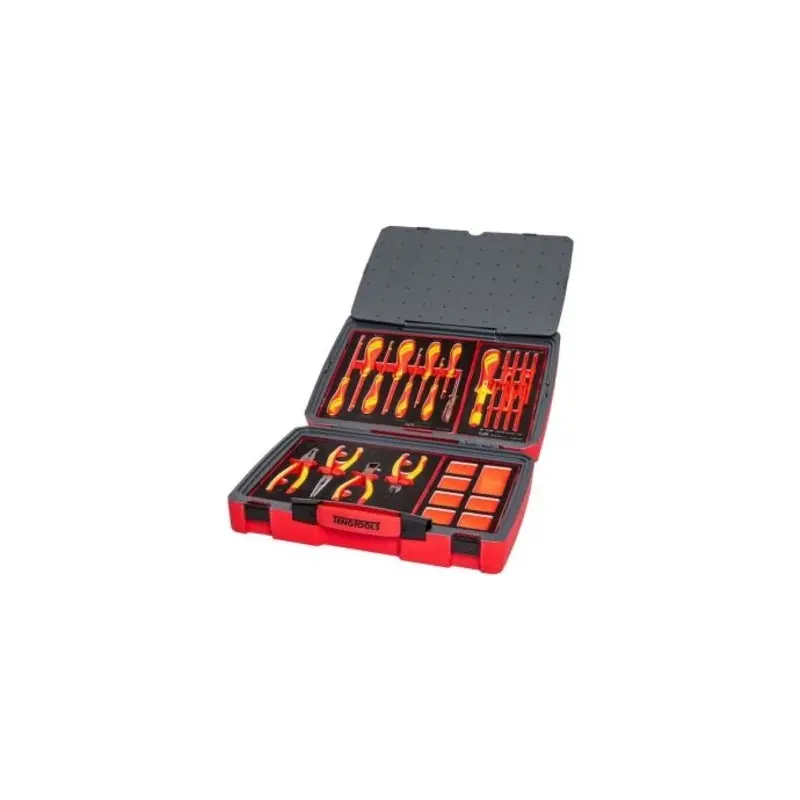 Teng Tools MECCA PRO TC-6T FOAM Electrician Tool Kit 29 Pieces