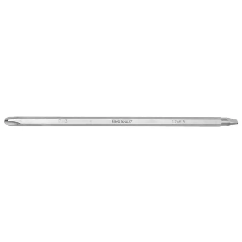 Teng Tools Double Ended Screwdriver Blade Flat 6.5mm x PH3