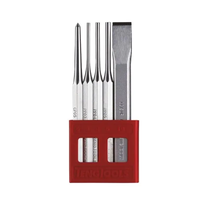 Teng Tools Punsch & Chisel Set 5 Pieces