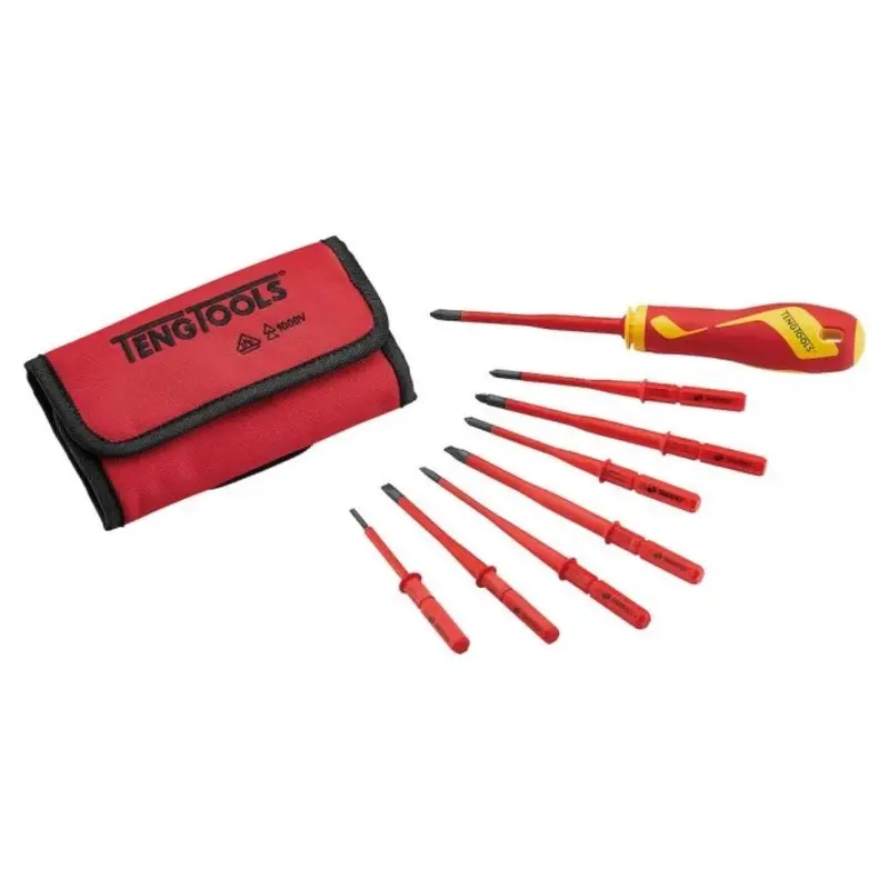 Teng Tools Insulated Interchangeable Blade Set Wallet 9 Pieces