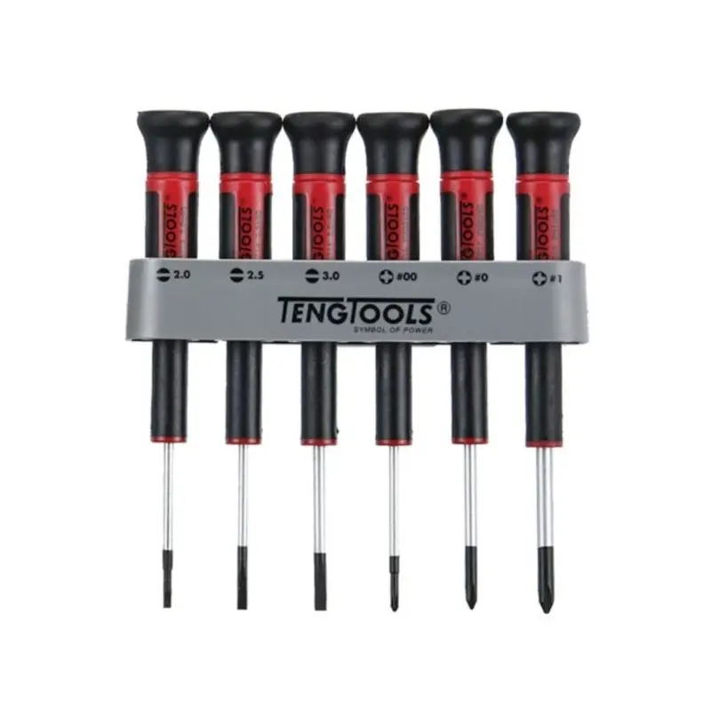 Teng Tools Mini Screwdriver Set Flat & PH 6 Pieces
