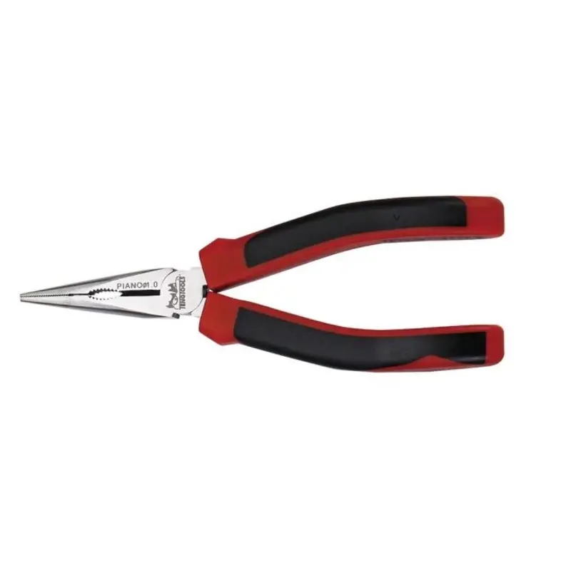 Teng Tools Bent Long Nose Plier TPR Grip 210mm