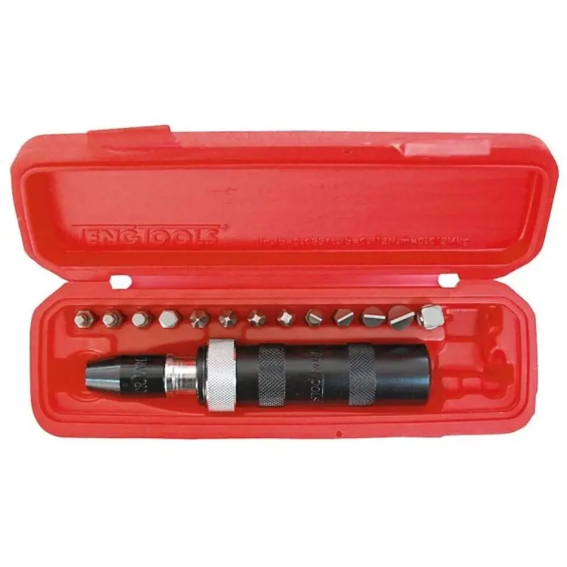 Teng Tools 1/2" & 5/16" Impact Driver Set 15 Pieces