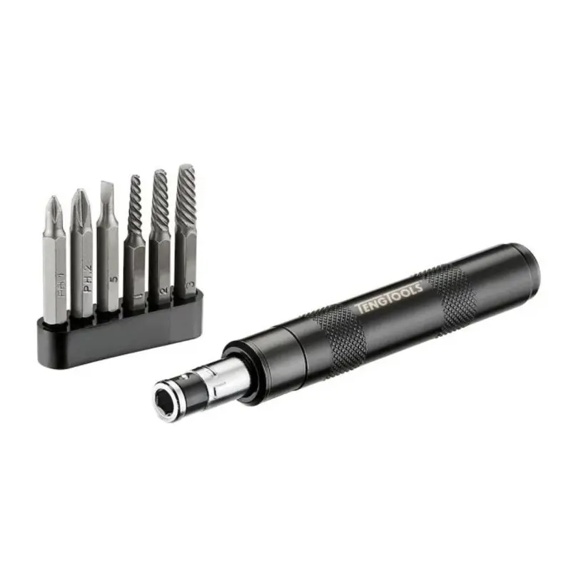 Teng Tools 1/4" Impact Driver Set 7 Pieces