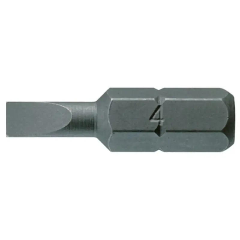 Teng Tools 1/4" Flat Bits 25mm 0.6 x 4.5mm 3