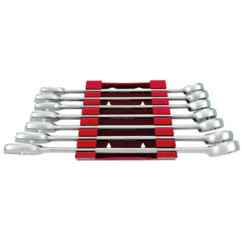 Teng Tools Combination Spanner Set 33-50 mm Plastic Holder 7 Pieces