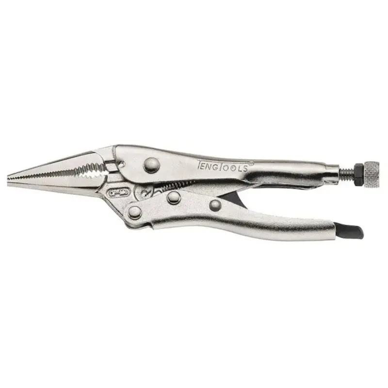 Teng Tools Long Nose Power Grip Plier Non Pinch 160mm