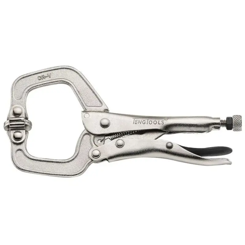 Teng Tools Swivel C Clamp Power Grip Plier 172mm