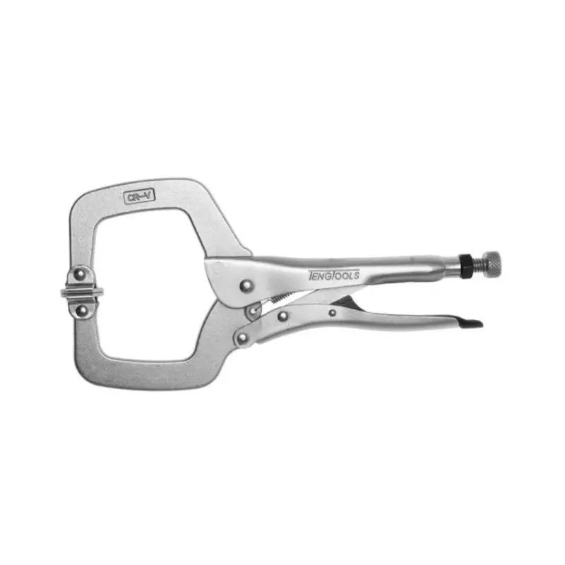 Teng Tools Swivel C Clamp Power Grip Plier Non Pinch 285mm