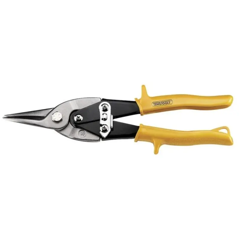 Teng Tools Tin Snip High Leverage Straight