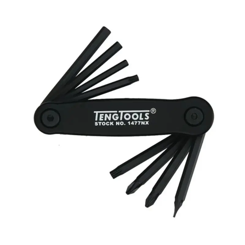Teng Tools Folding Key Set Mixed 8 Pieces