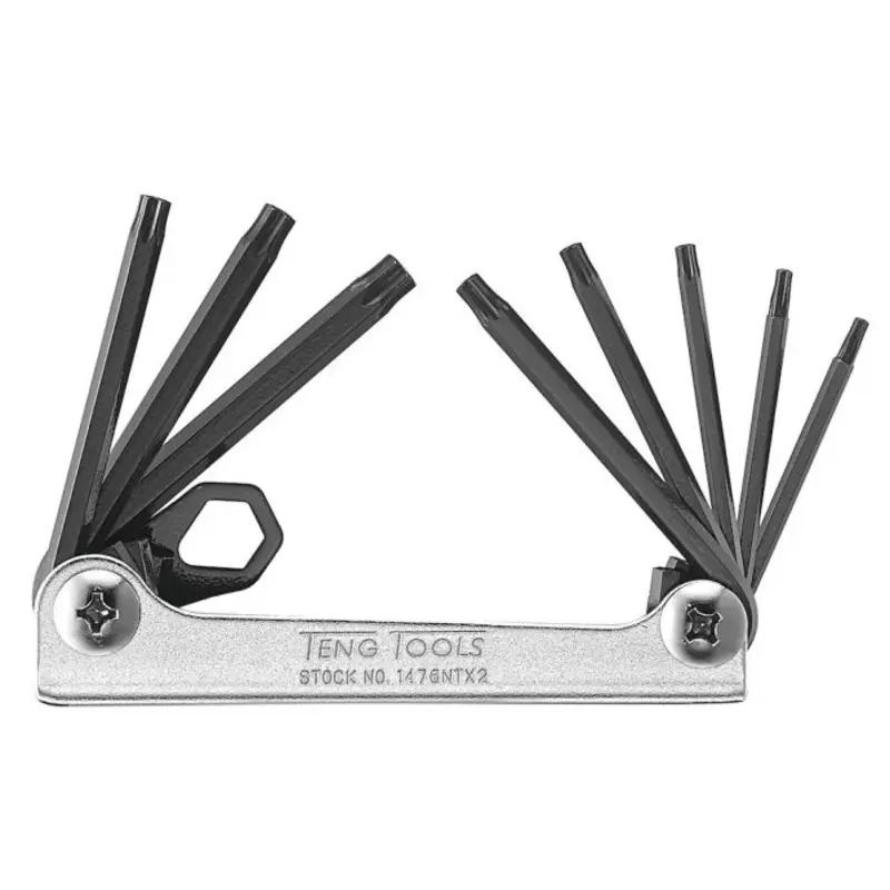 Teng Tools Folding TX Key Set CR-MO 8 Pieces