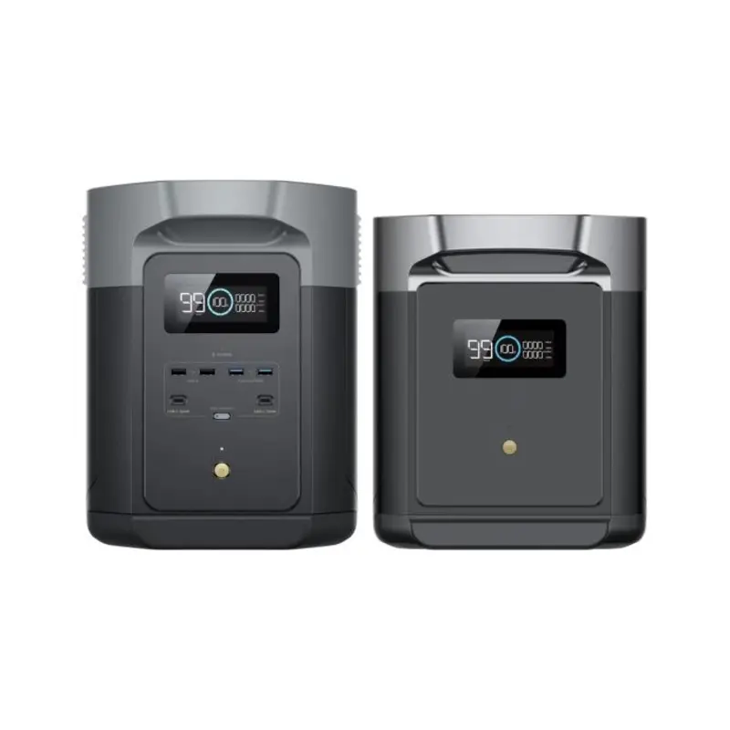 Ecoflow 315255 DELTA 2 2048Wh Max Portable Power Station With Extra Battery