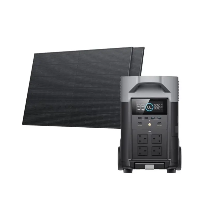 EcoFlow DELTA Pro 3600Wh / 3600W Portable Power Station With 400 W Rigid Solar Panel
