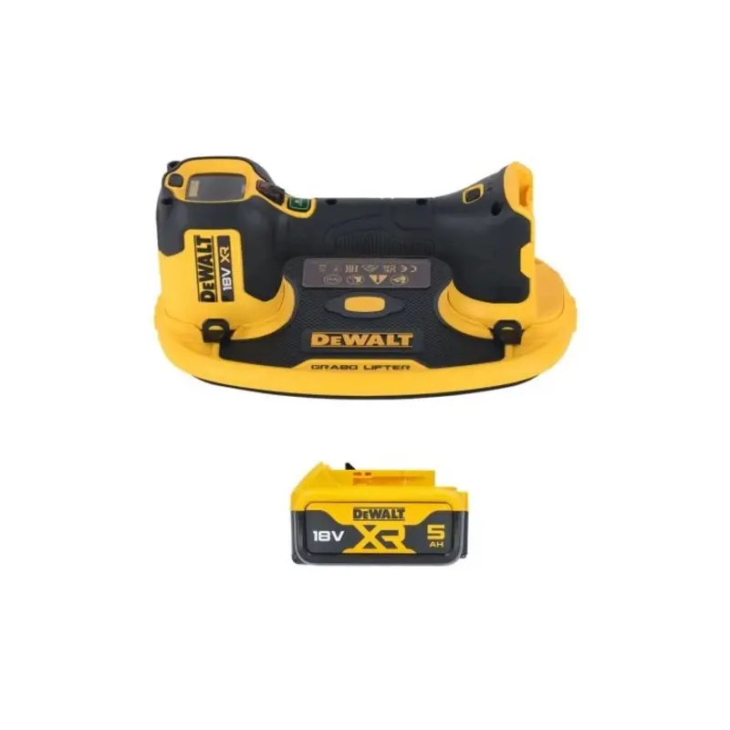 DeWalt DCE590N 18V XR Cordless Grabo Suction Lifter With 1 x 5.0Ah Battery