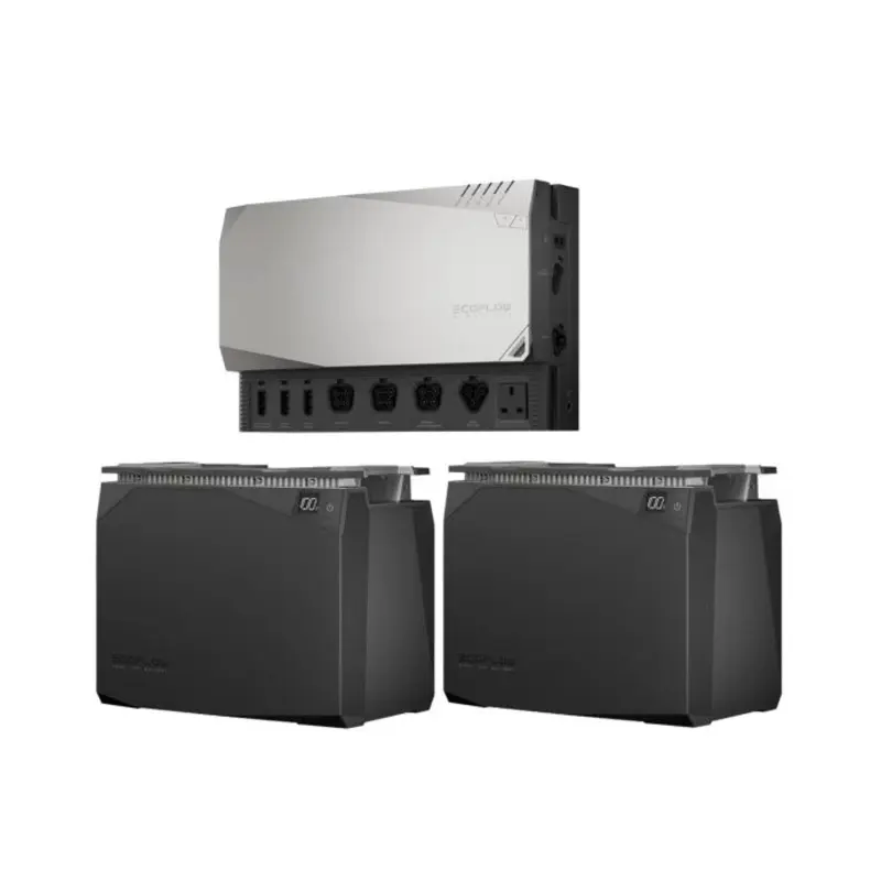 EcoFlow 315211 2kWh LFP 2 x Batteries Pack For Power Kits With Power Hub & Cable Pack